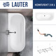 Миниатюра изображения товара Ванна акриловая Lauter Imperia 170x75 / 21080075 (с каркасом и сифоном 21Y11022 белый)