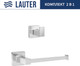 Миниатюра изображения товара Набор аксессуаров для ванной и туалета Lauter 21TS8307 + 21TS8305 (Chrome, 2 предмета)