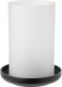 Миниатюра изображения товара Подсвечник Ikea Хедервард / 005.106.19 (матовое стекло/черный)